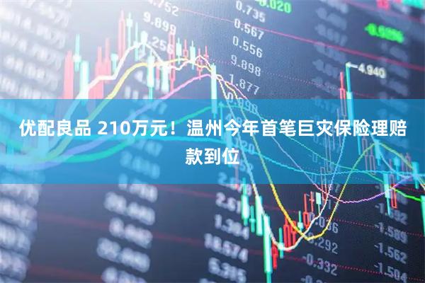 优配良品 210万元！温州今年首笔巨灾保险理赔款到位